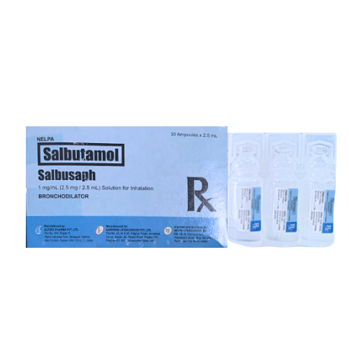 Salbutamol 1mg/ml. 2.5ml Nebule x 1