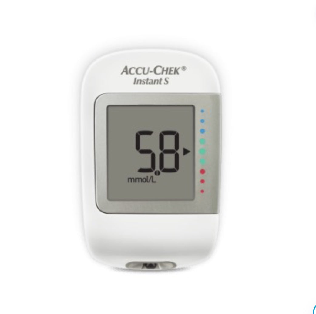 ACCU-CHECK instant S Blood Glucose Monitoring (Glucometer) Starter Set with 50 Test Strips