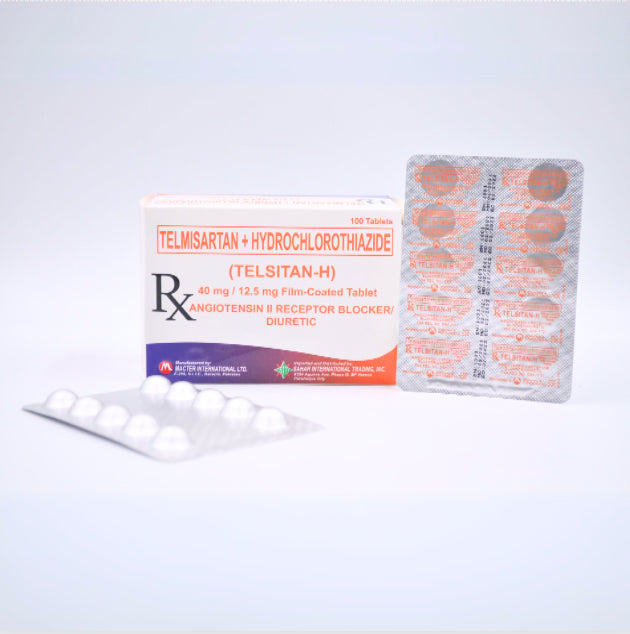 Telmisartan+Hydrochlorothiazide 40mg./12.5mg. Tablet x 1’s