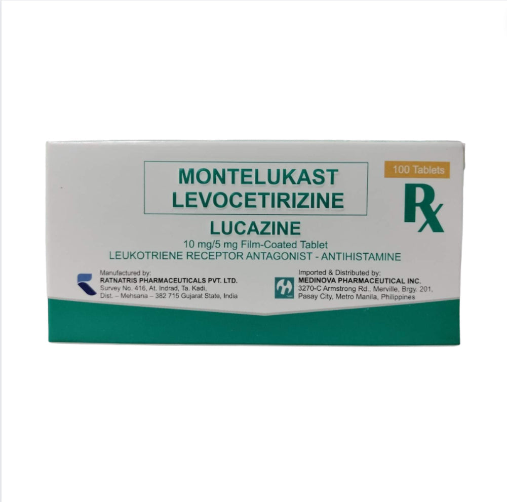 Levocetirizine+Montelukast 5mg/10mg Tablet  x 1