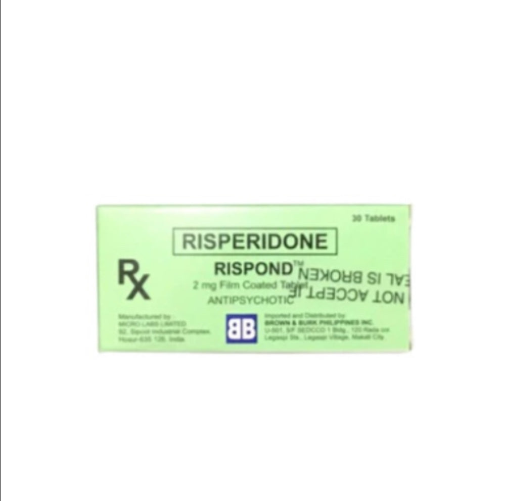Risperidone 2mg Tablet x 1