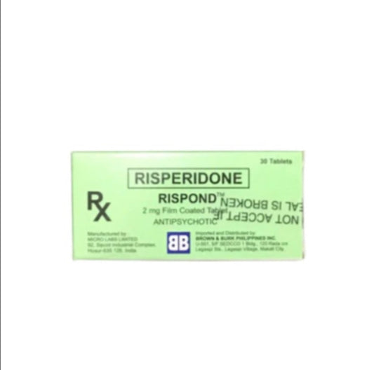 Risperidone 2mg Tablet x 1