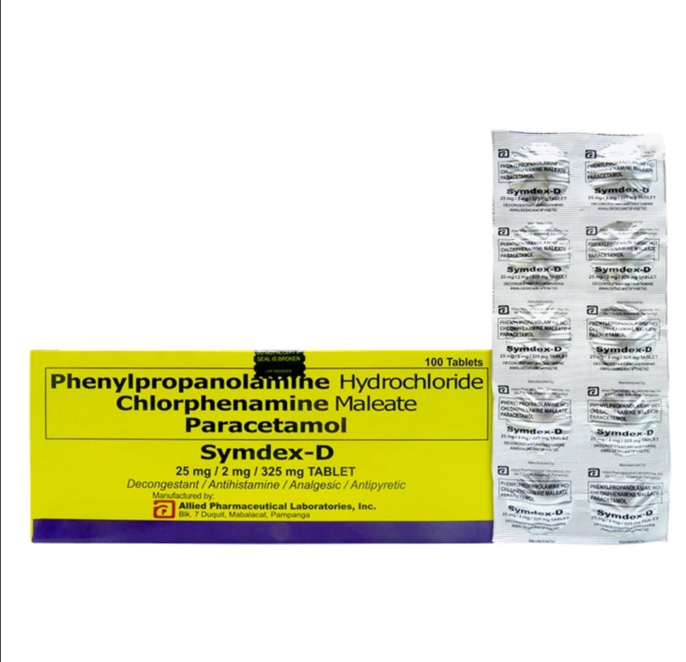 NAFARIN-A Paracetamol+Phenylephrine+Chlorphenamine 500/2/10mg Tablet x ...