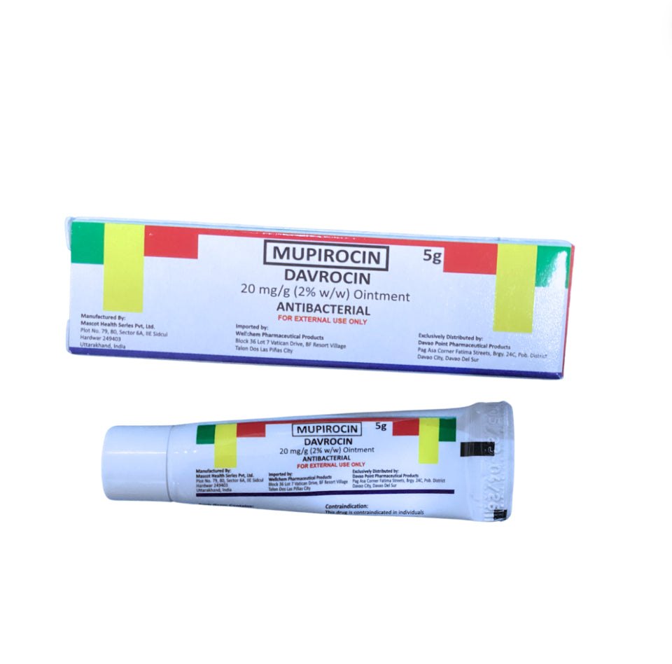 Mupirocin 20mg/20% Ointment 5g. x 1