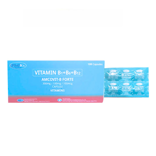 Vitamin B Complex B1+B6+B12 150mg/150mg/200mcg FORTE Capsule x 1