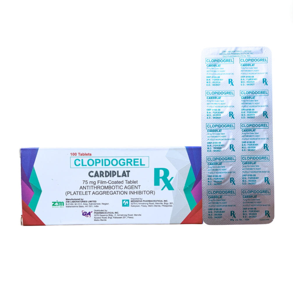 Clopidogrel 75mg Tablet x 1