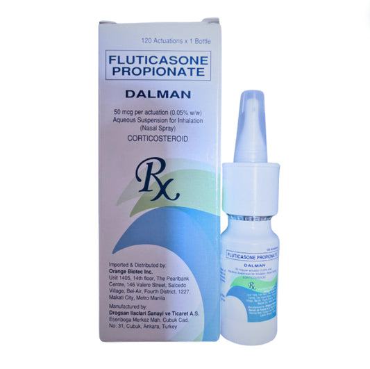 Fluticasone 50mcg (0.05%) per dose 120 doses Nasal Aqueous Solution x 1