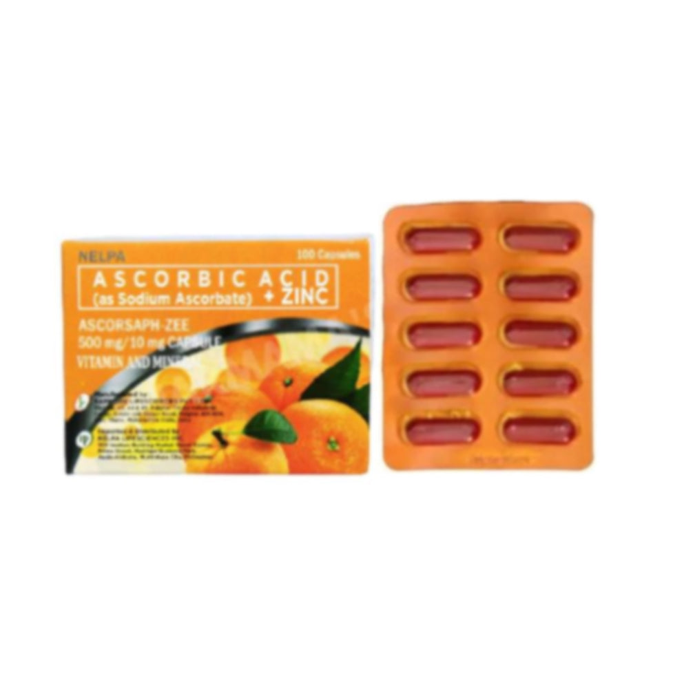Sodium Ascorbate Vitamin C + Zinc Capsule x 1