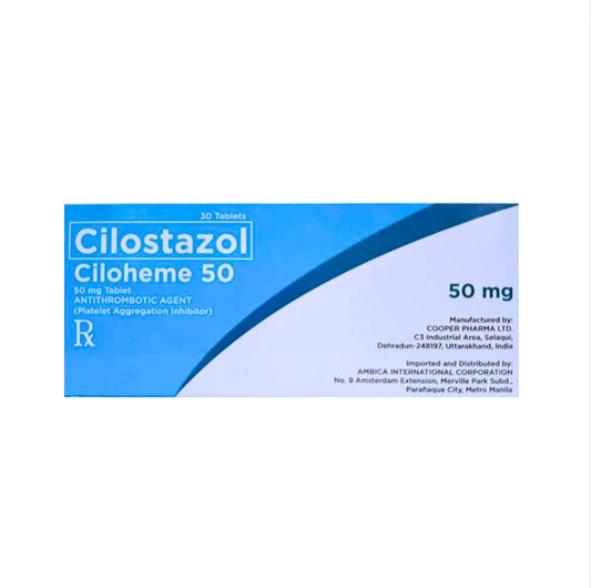 Cilostazol 50mg Tablet x 1