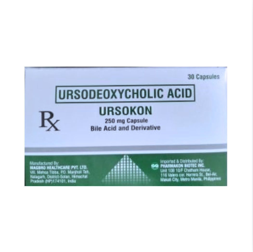 Ursodeoxycholic Acid 250mg Tablet x 1