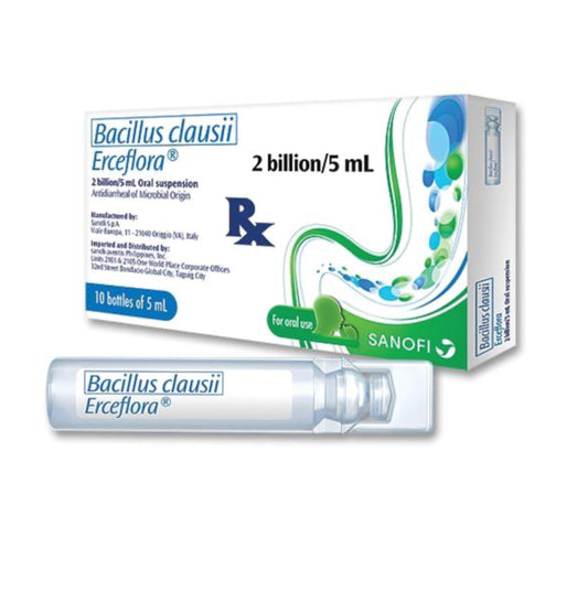 ERCEFLORA  Bacillus Clausii 2B 5ml Oral Suspension Carpule
