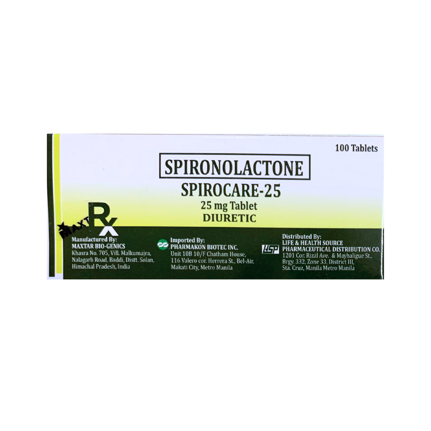 Spironolactone 25mg Tablet x 1