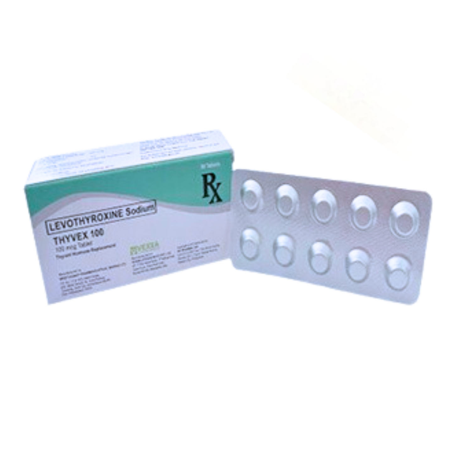 Levothyroxine 100 mcg Tablet 100’s